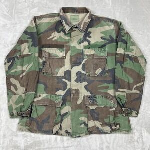 US Army Coat Hot‎ Weather Woodland Camouflage Men's Medium Regular